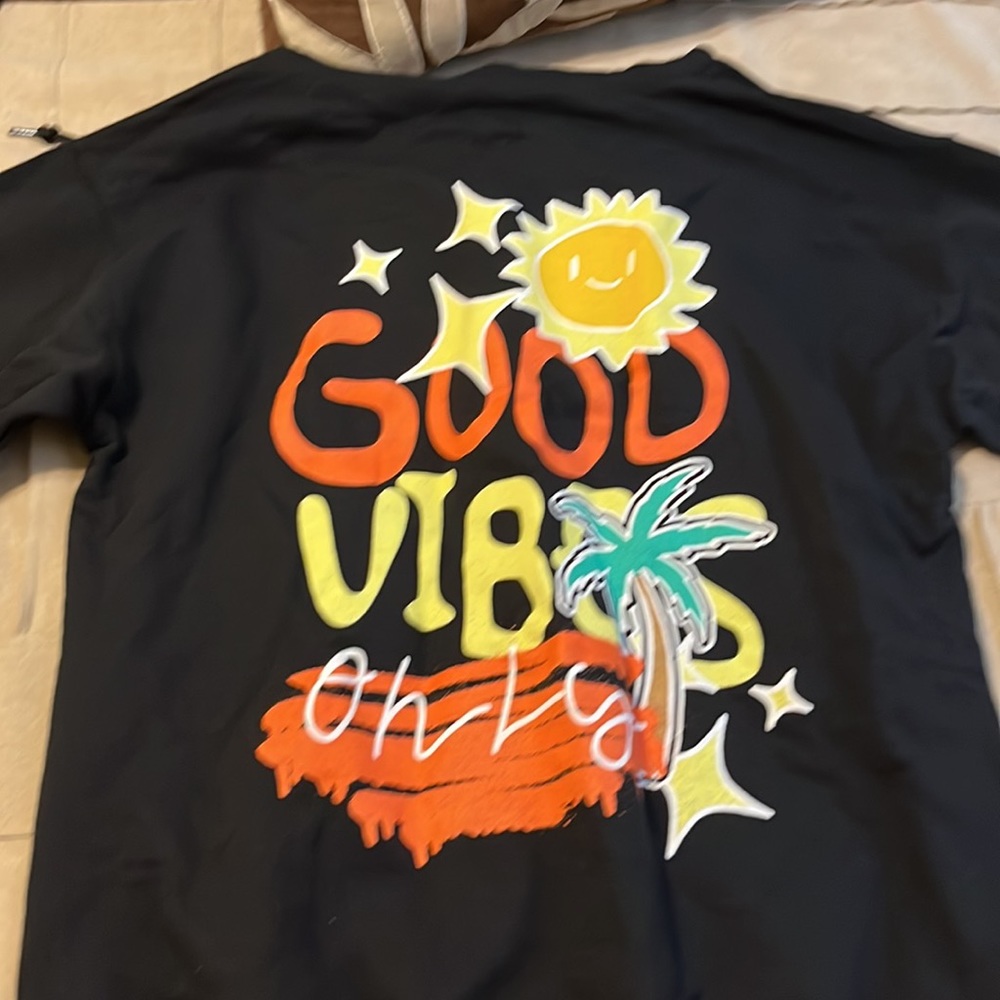 Black hoodie w/graphic design